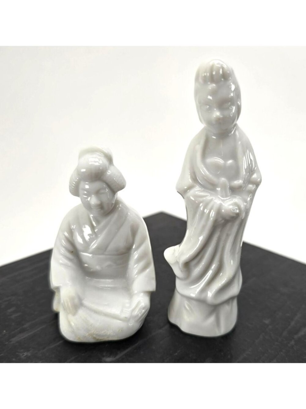 Vintage Geisha Lady Inarco Japanese Porcelain Figurines Set Of 2 je229